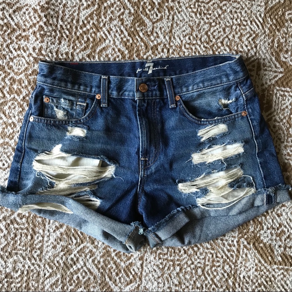 7 for All Mankind jean shorts